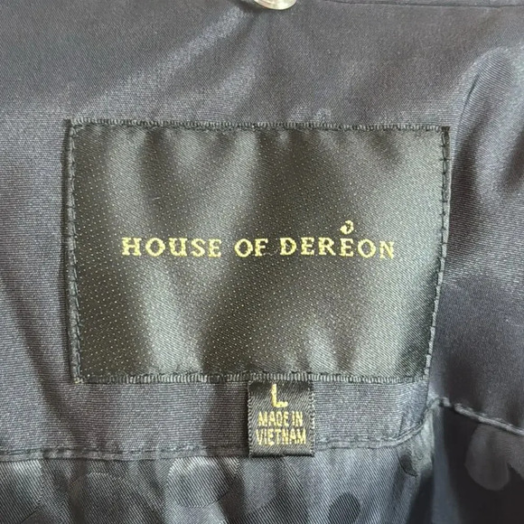 Beyoncé RARE House of Dereon Black Beaded Vest with Removable Rabbit Fur Collar - Picture 9 of 12